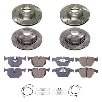Callahan Brake Parts® - Drilled and Slotted Front and Rear Brake Kit