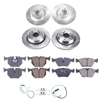 Callahan Brake Parts® - Drilled and Slotted Front and Rear Brake Kit