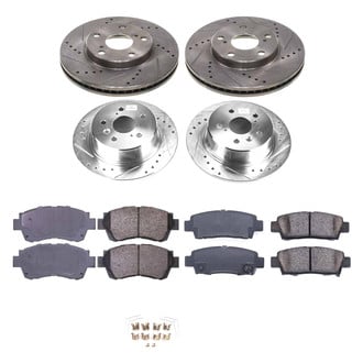 Callahan Brake Parts® - Drilled and Slotted Brake Kit