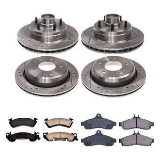 Callahan Brake Parts® - Drilled and Slotted Brake Kit