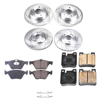 Callahan Brake Parts® - Drilled and Slotted Front and Rear Brake Kit