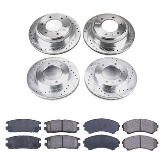 Callahan Brake Parts® - Drilled & Slotted Brake Kit