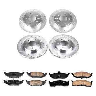 Callahan Brake Parts® - Drilled & Slotted Brake Kit
