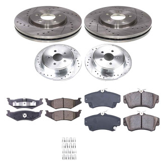 Callahan Brake Parts® - Drilled and Slotted Brake Kit