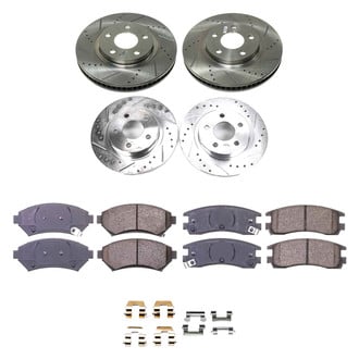 Callahan Brake Parts® - Drilled and Slotted Brake Kit