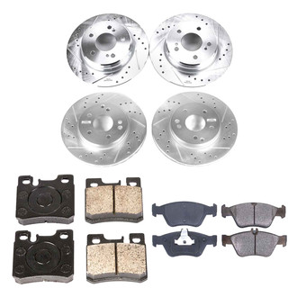 Callahan Brake Parts® - Drilled and Slotted Front and Rear Brake Kit