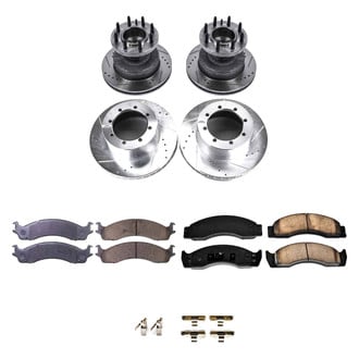 Callahan Brake Parts® - Drilled and Slotted Front and Rear Brake Kit