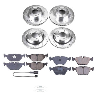Callahan Brake Parts® - Drilled and Slotted Front and Rear Brake Kit