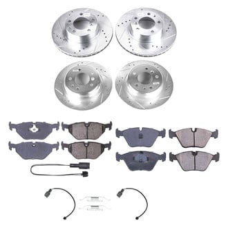 Callahan Brake Parts® - Drilled and Slotted Front and Rear Brake Kit