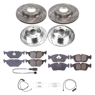 Callahan Brake Parts® - Drilled and Slotted Front and Rear Brake Kit