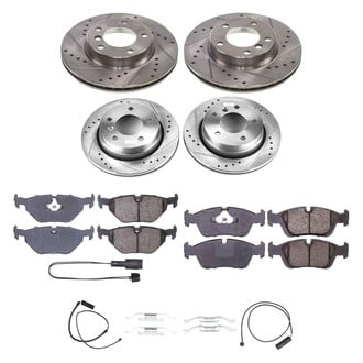Callahan Brake Parts® - Drilled and Slotted Front and Rear Brake Kit