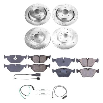 Callahan Brake Parts® - Drilled and Slotted Front and Rear Brake Kit