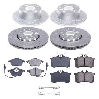 Callahan Brake Parts® - Drilled and Slotted Brake Kit