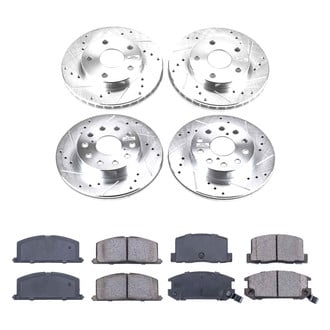Callahan Brake Parts® - Drilled and Slotted Brake Kit