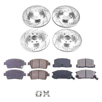 Callahan Brake Parts® - Drilled & Slotted Brake Kit