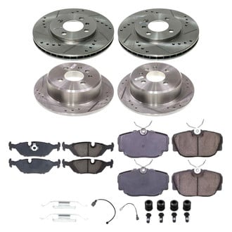 Callahan Brake Parts® - Drilled and Slotted Front and Rear Brake Kit