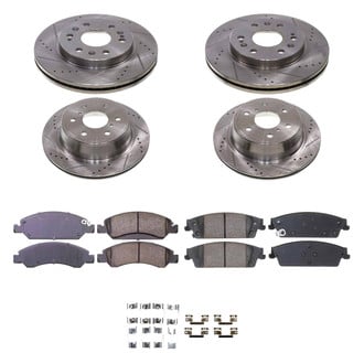 Callahan Brake Parts® - Drilled and Slotted Brake Kit
