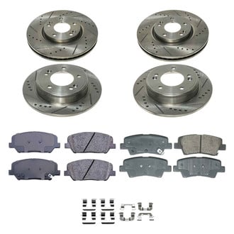 Callahan Brake Parts® - Drilled and Slotted Brake Kit