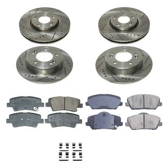 Callahan Brake Parts® - Drilled and Slotted Brake Kit