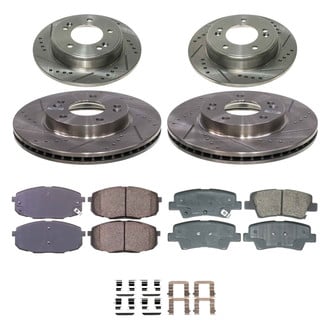 Callahan Brake Parts® - Drilled and Slotted Brake Kit