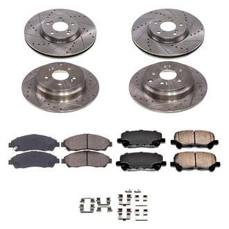 Callahan Brake Parts® - Drilled and Slotted Brake Kit