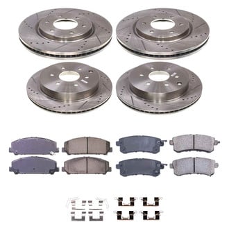 Callahan Brake Parts® - Drilled & Slotted Brake Kit