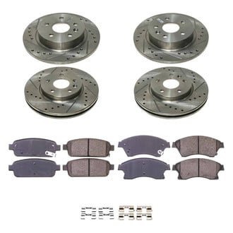 Callahan Brake Parts® - Drilled and Slotted Brake Kit