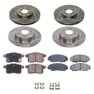 Callahan Brake Parts® - Drilled & Slotted Brake Kit