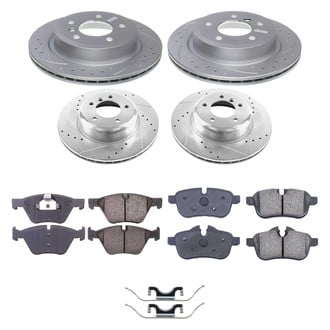 Callahan Brake Parts® - Drilled and Slotted Front and Rear Brake Kit