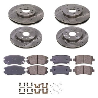 Callahan Brake Parts® - Drilled & Slotted Brake Kit