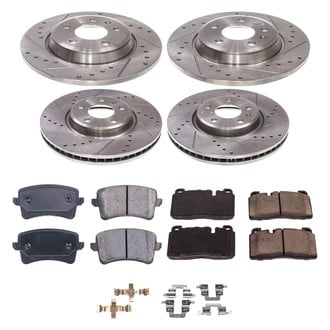 Callahan Brake Parts® - Drilled and Slotted Brake Kit