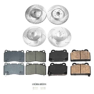 Callahan Brake Parts® - Drilled & Slotted Brake Kit