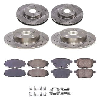 Callahan Brake Parts® - Drilled & Slotted Brake Kit