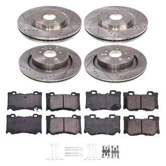 Callahan Brake Parts® - Drilled & Slotted Brake Kit