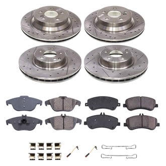 Callahan Brake Parts® - Drilled & Slotted Brake Kit