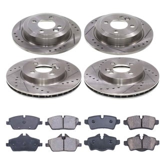 Callahan Brake Parts® - Drilled and Slotted Front and Rear Brake Kit