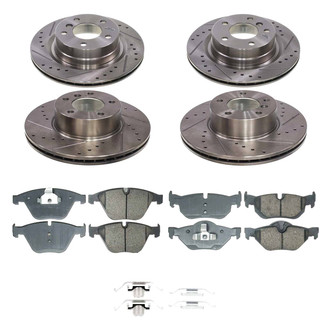 Callahan Brake Parts® - Drilled and Slotted Brake Kit