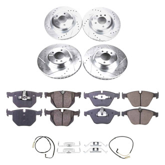 Callahan Brake Parts® - Drilled and Slotted Front and Rear Brake Kit