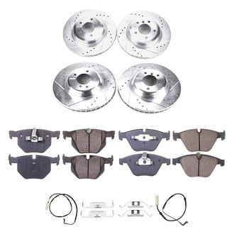 Callahan Brake Parts® - Drilled and Slotted Front and Rear Brake Kit