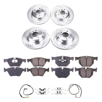 Callahan Brake Parts® - Drilled and Slotted Front and Rear Brake Kit