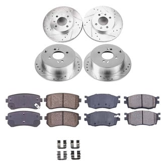 Callahan Brake Parts® - Drilled and Slotted Brake Kit