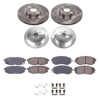 Callahan Brake Parts® - Drilled & Slotted Brake Kit