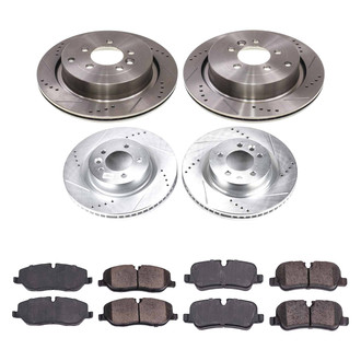 Callahan Brake Parts® - Drilled & Slotted Brake Kit