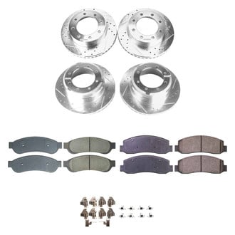 Callahan Brake Parts® - Drilled and Slotted Front and Rear Brake Kit