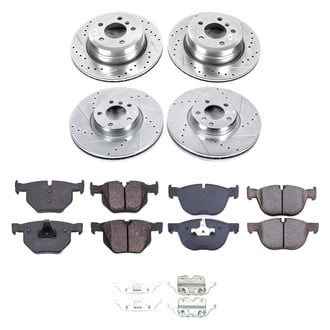 Callahan Brake Parts® - Drilled and Slotted Front and Rear Brake Kit