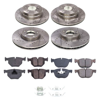 Callahan Brake Parts® - Drilled & Slotted Brake Kit