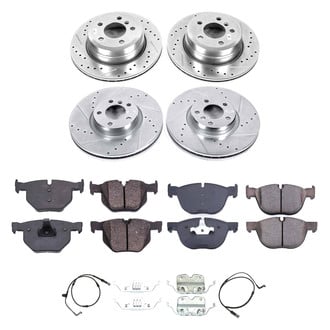 Callahan Brake Parts® - Drilled and Slotted Front and Rear Brake Kit