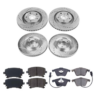 Callahan Brake Parts® - Drilled and Slotted Brake Kit