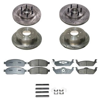 Callahan Brake Parts® - Drilled & Slotted Brake Kit