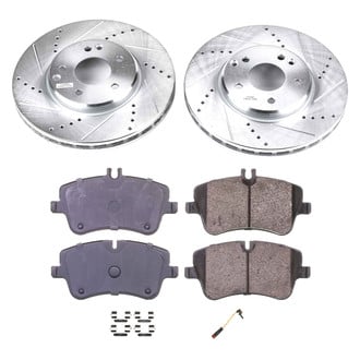 Callahan Brake Parts® - Drilled and Slotted Front Brake Kit